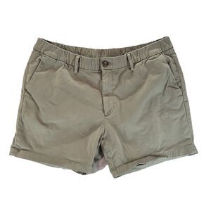 Bear Bottom Chino Shorts‎ Mens XL 5.5" Inseam Olive Green Army Summer Outdoor